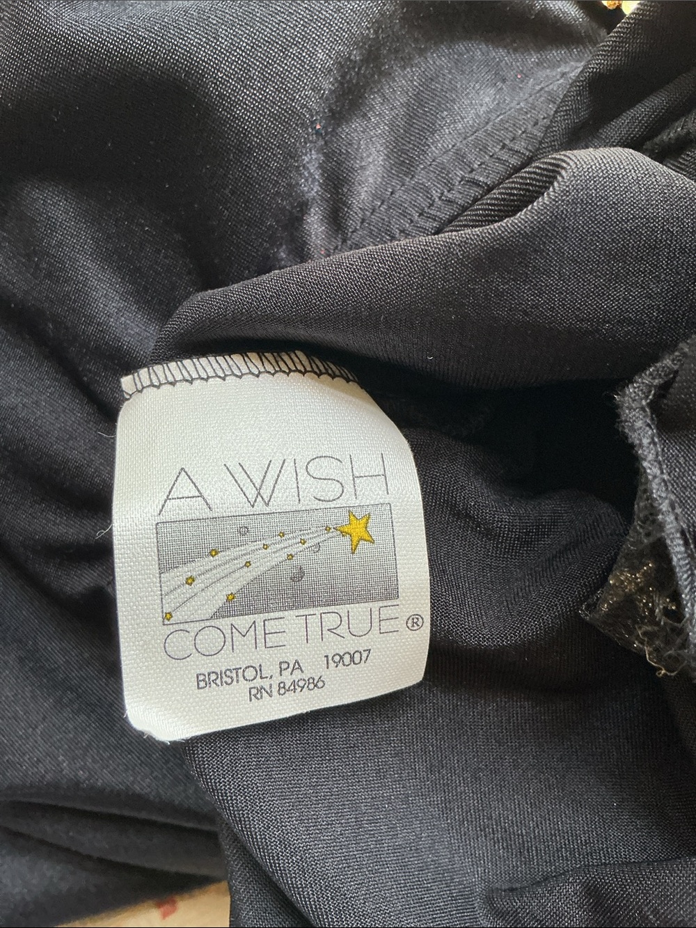 A Wish Come True -Sz S Adult- Black and Gold Star Tutu Costume - Picture 7 of 14